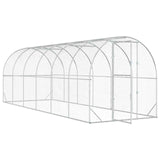 Chicken Coop Silver 600 x 200 x 200 cm Galvanised Steel 3434677