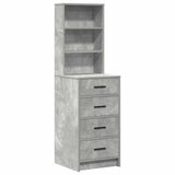 Dressing Table 2 pcs Grey 50 x 41 x 135 cm Engineered wood 3334203