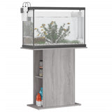 Aquarium Stand Grey Sonoma 75x36x72.5 cm Engineered Wood 833653
