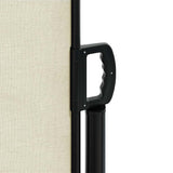 Retractable Side Awning Cream 120x500 cm 4004400