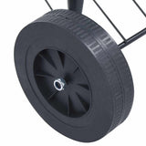 Portable XXL Charcoal Kettle BBQ Grill with Wheels 44 cm 46611
