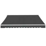 Folding Awning Manual Operated 600 cm Anthracite 276355