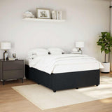 Bed Frame without Mattress Black 140x200 cm Velvet 3285014