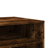 Printer Stand with Wheels Smoked Oak 60x50x67 cm 840629