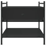 Coffee Table Black 50x50x50 cm Engineered Wood 833965