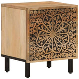 ZNTS Bedside Cabinets 2 pcs 40x33x46 cm Solid Wood Mango 358209