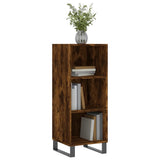Sideboard Smoked Oak 34.5x32.5x90 cm Engineered Wood 828761