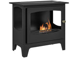 Freestanding Ethanol Fireplace, Steel Bioethanol Fireplace with Stainless Steel Flame Snuffer, 1.2L T3398P378802