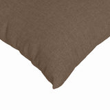 Sofa Pillows 2 pcs Brown 80 x 80 cm Fabric 42014044
