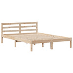 Bookcase Bed without Mattress 120x190 cm Small Double Solid Wood Pine 3321844