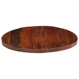 Table Top 70x3.8 cm Round Solid Wood Reclaimed 370041