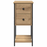 Bedside Cabinet with Drawer 2 pcs Artisan oak 32 x 42 x 70 cm 871288