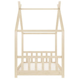 Kids Bed Frame Solid Pine Wood 70x140 cm 283364