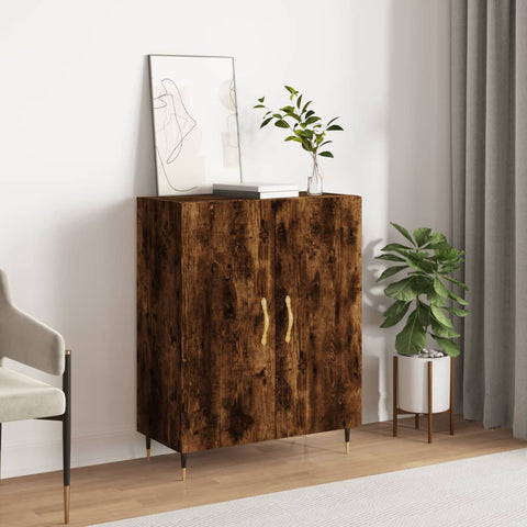 ZNTS Sideboard Smoked Oak 69.5x34x90 cm Engineered Wood 827705