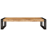 Bathroom Shelf Brown 100 x 50 x 23 cm Soild Rough Mango Wood 4102760