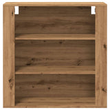 Wall Cabinet Artisian Oak 80x33x80 cm Engineered Wood 857088