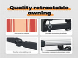 Retractable Awning Yellow and Orange 450 x 350 cm 3331093