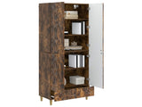 Cabinet Set 2 pcs Smoked Oak Engineered Wood 3416696