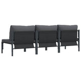 Outdoor Furniture 3 Piece Anthracite 80 x 80 x 71 cm Steel 42009989