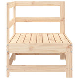 Garden Corner Sofa Solid Wood Pine 825471