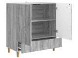 Sideboard Grey Sonoma 66 x 34.5 x 95 cm Engineered Wood 894671