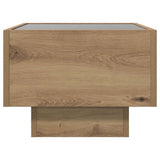 Coffee Table Artisan oak 40 x 40 x 30 cm Engineered wood 879657