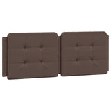 Bed Frame without Mattress "Zadar" Brown 120x200 cm Faux Leather 3208172