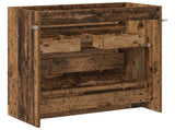 Bathroom Under Sink Cabinet Old Wood 78.5 x 37.5 x 81 cm 890742