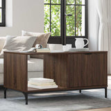 Coffee Table Brown Oak 90 x 49 x 46 cm Engineered Wood 883451