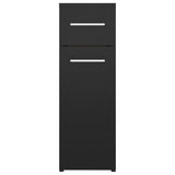 Apothecary Cabinet Black Engineered wood Medium 804212