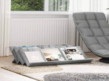 Magazine Rack Grey Sonoma 90 x 53 x 28.5 cm Engineered Wood 890893