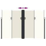 Retractable Side Awning Cream 220x600 cm 4004670