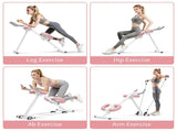 Ab Machine Abdominal Exercise Cruncher Trainer Body Shaper Gym Equipment Trainer 70149314