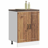 Sink Base Cabinet Lucca Old Wood Engineered Wood 853685