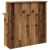 Reception Desk Old Wood 100x50x103.5 cm Engineered Wood 859031