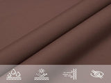 Sunshade Sail Oxford Fabric Square 5x5 m Brown 135801