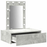 Dressing Table with Drawer Grey 60 x 40 x 70 cm Engineered Wood 865220