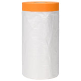 Dust Sheet with Adhesive Tape 12 pcs Transparent 140 x 3300 cm 42033226