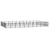 Outdoor Dog Kennel Steel 56.45 m 3124647