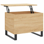ZNTS Coffee Table Sonoma Oak 60x44.5x45 cm Engineered Wood 830959