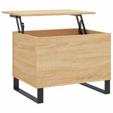 ZNTS Coffee Table Sonoma Oak 60x44.5x45 cm Engineered Wood 830959