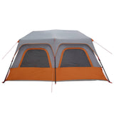 Instant Tent Grey and Orange 8-Person 42017486