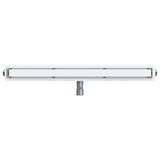 Shower Drain 2-in-1 with 360&deg Siphon Silver 100 cm 42015966