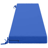 2-Piece Bench Cushions SOEST 2 pcs 100% Polyester Royal Blue 950041