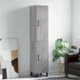 Highboard Grey Sonoma 34.5x34x180 cm Engineered Wood 3198815