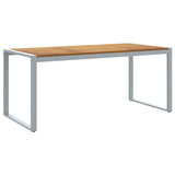 Garden Dining Set 5 pcs Grey and brown 3284371