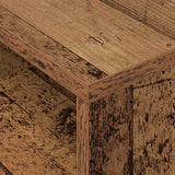 End Table 2 pcs Old Wood 30.5 x 30 x 45 cm Engineered Wood 890909