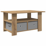 Coffee Table Artisan Oak 77 x 55 x 42 cm Engineered Wood 8000419