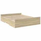 Bed Frame with Drawers without Mattress Sonoma Oak 160x200 cm 3280281