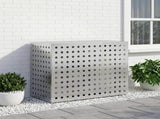 Air Conditioner Cover Silver 110 x 50 x 80 cm Galvanised Steel 8014141